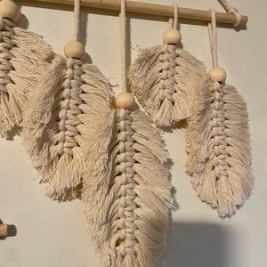 Macramé Leaf wall hanging